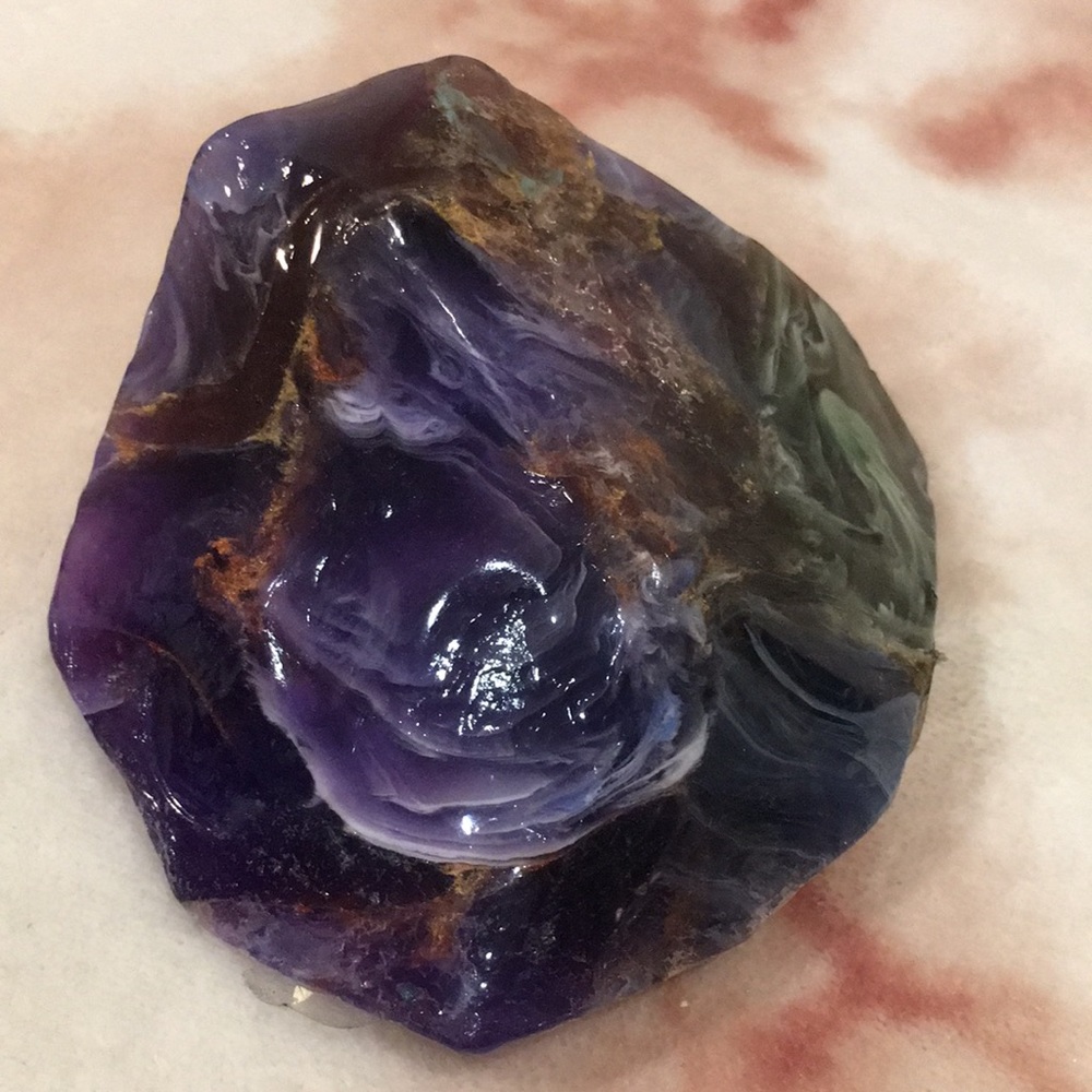 Azurite Malachite Scented Soap Rocks 6oz NWT